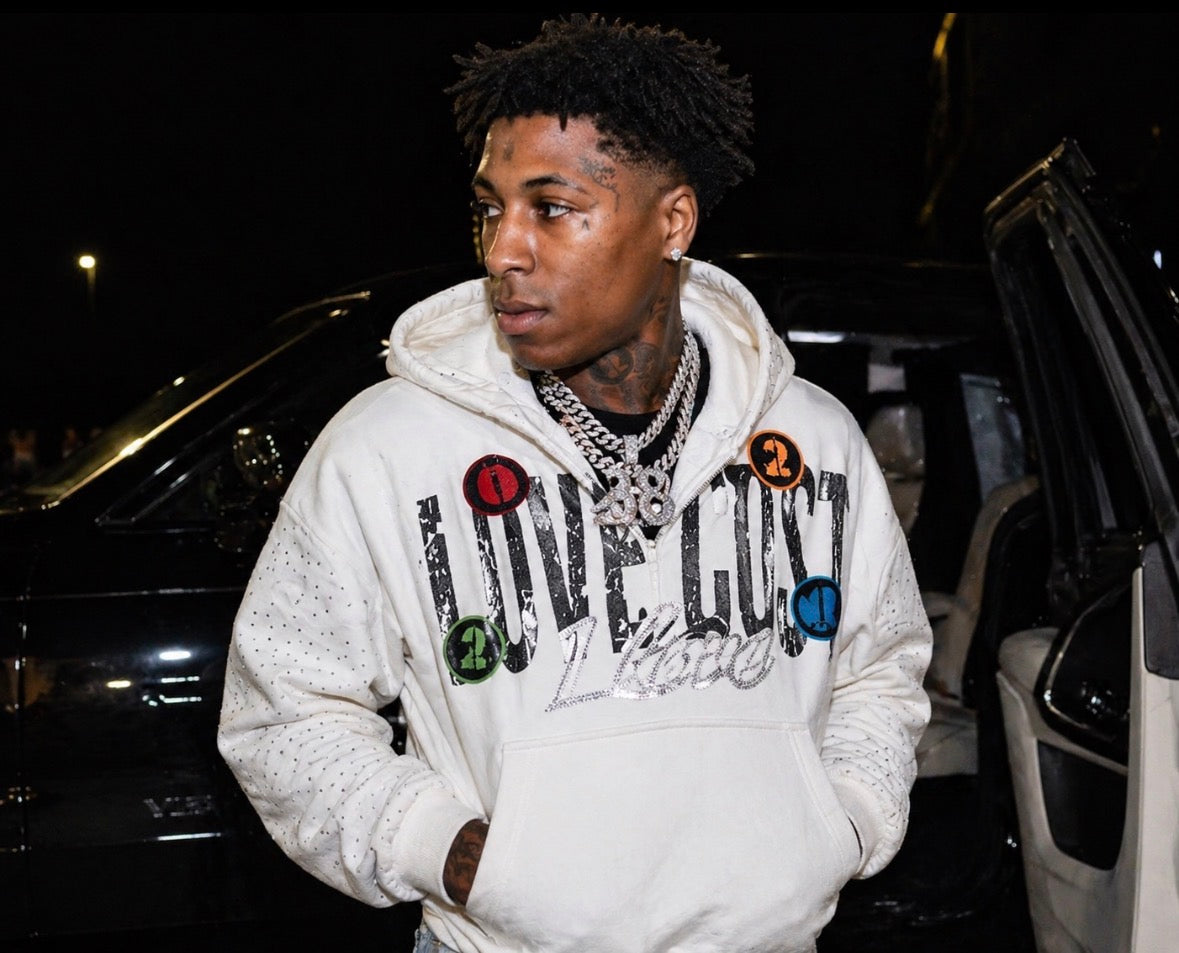 White 1Love Hoodie