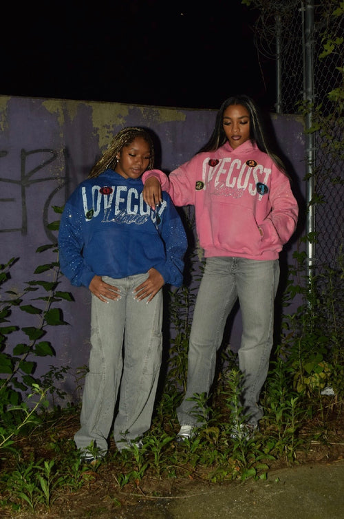 Pink “1Love” Hoodie